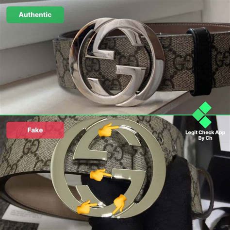 gucci belt gg buckle fake|Gucci Supreme Belt Real Vs Fake: Expert Guide .